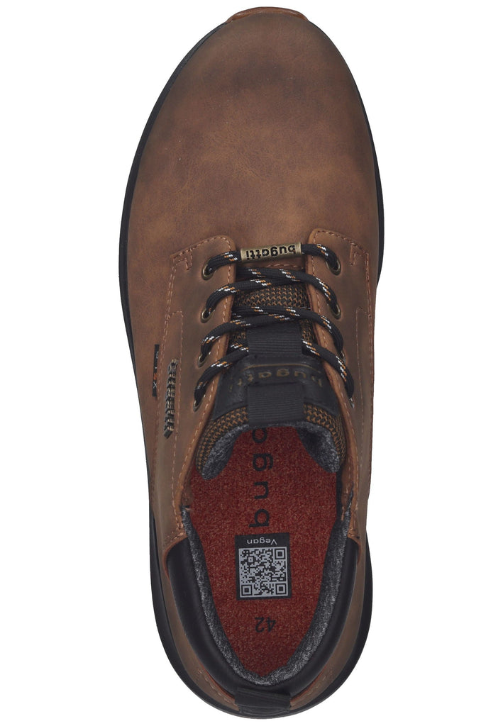 Stiefeletten Bugatti Stiefelette Lederimitat Cognac