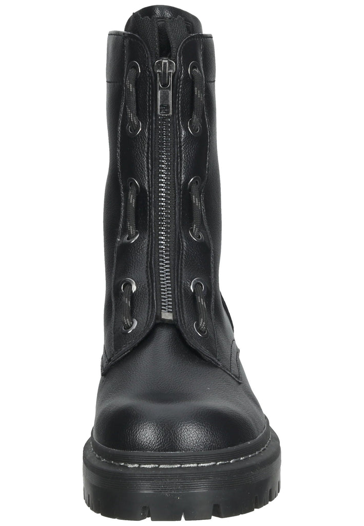 Stiefeletten Bugatti Stiefelette Lederimitat Schwarz