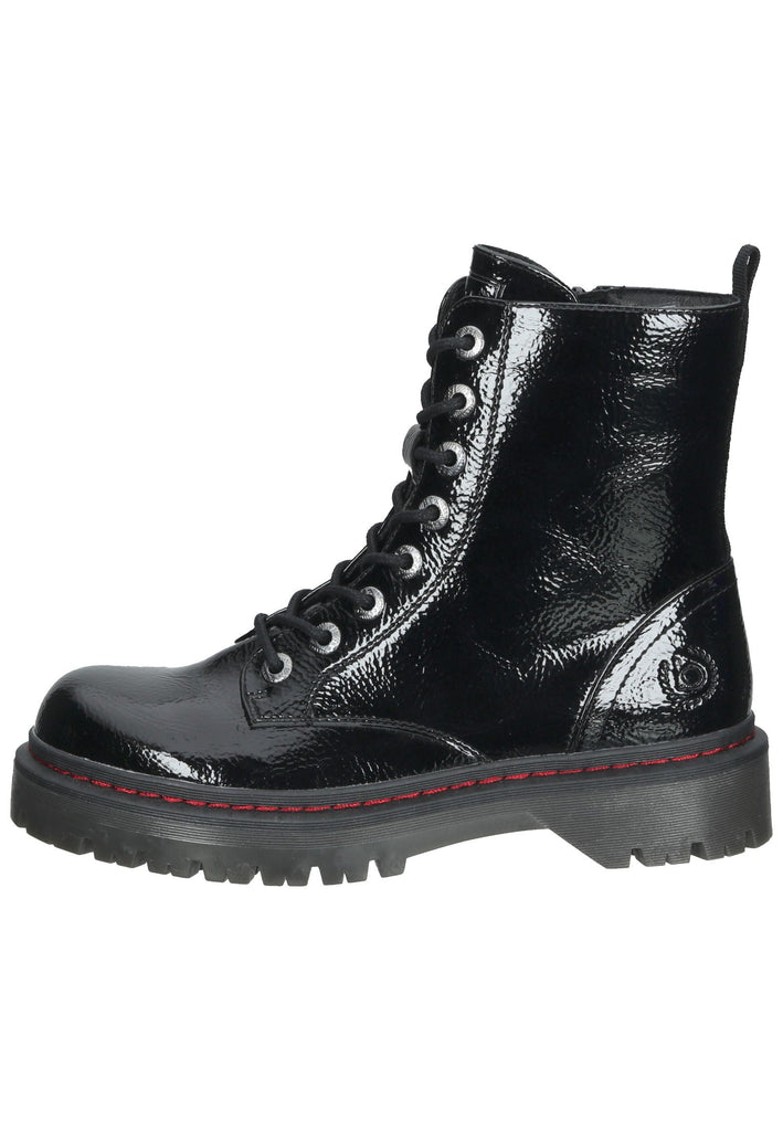 Stiefeletten Bugatti Stiefelette Lederimitat Schwarz