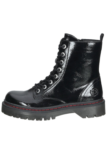 Stiefeletten Bugatti Stiefelette Lederimitat Schwarz