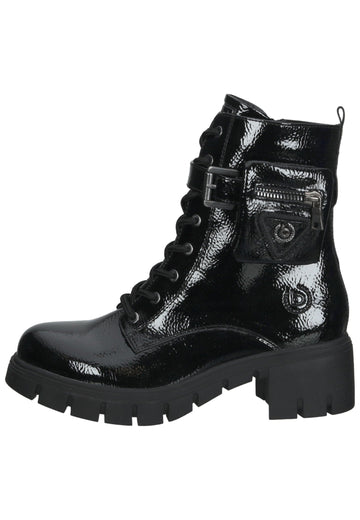Stiefeletten Bugatti Stiefelette Lederimitat Schwarz