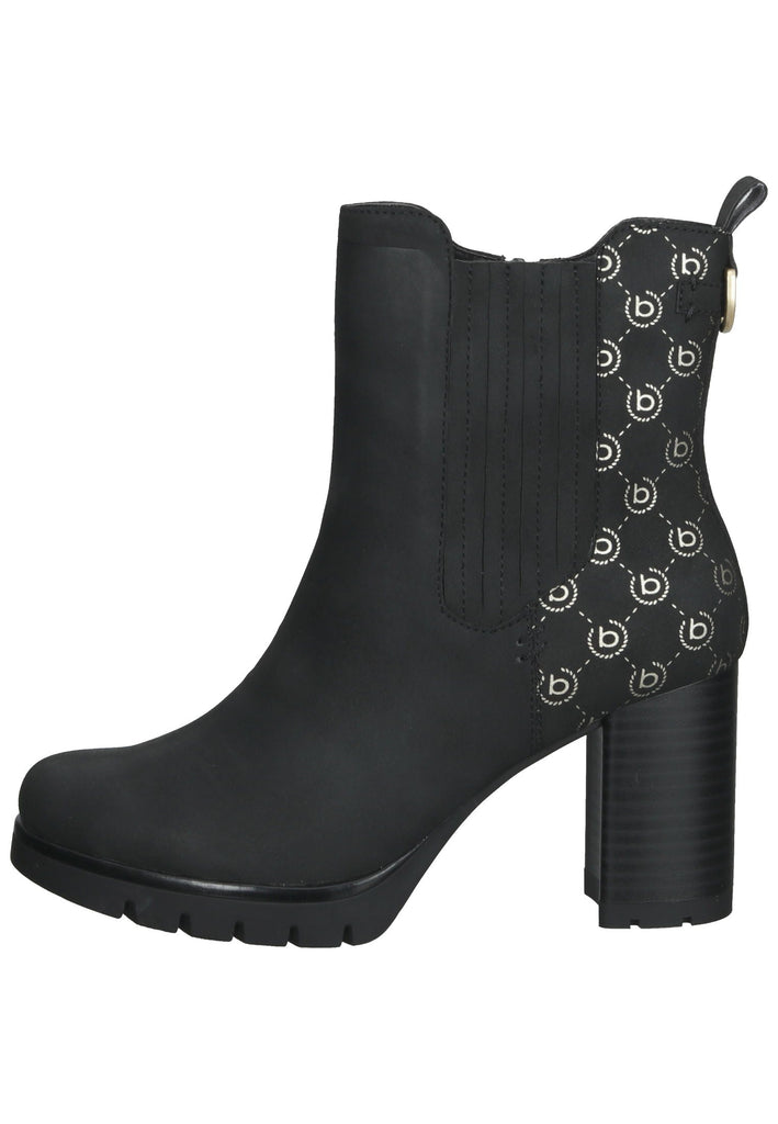 Stiefeletten Bugatti Stiefelette Lederimitat Schwarz Kombi