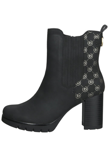 Stiefeletten Bugatti Stiefelette Lederimitat Schwarz Kombi