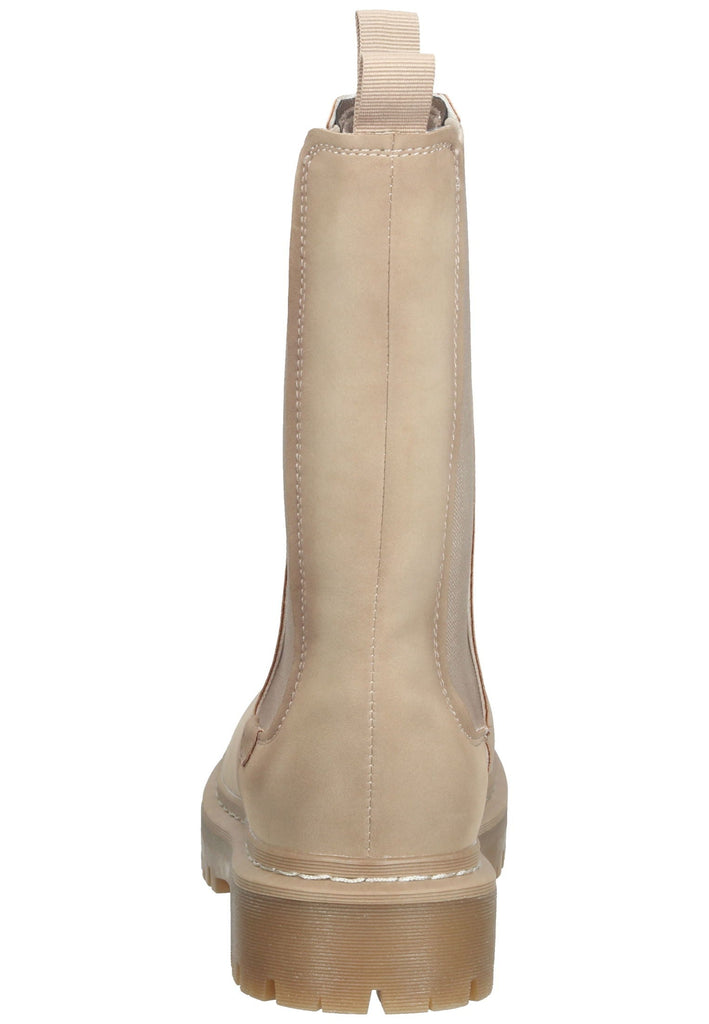 Stiefeletten Bugatti Stiefelette Lederimitat/Textil Sand