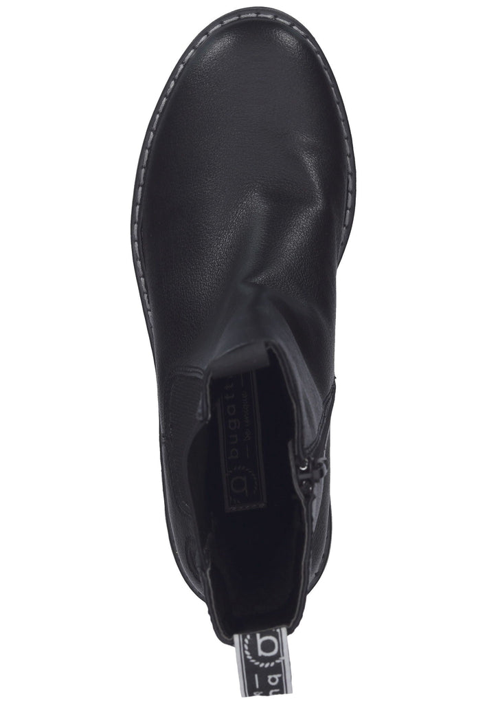 Stiefeletten Bugatti Stiefelette Lederimitat/Textil Schwarz