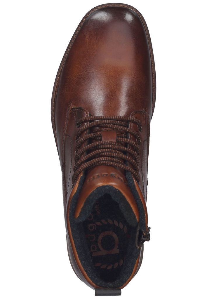 Stiefeletten Bugatti Stiefelette Nappaleder Cognac