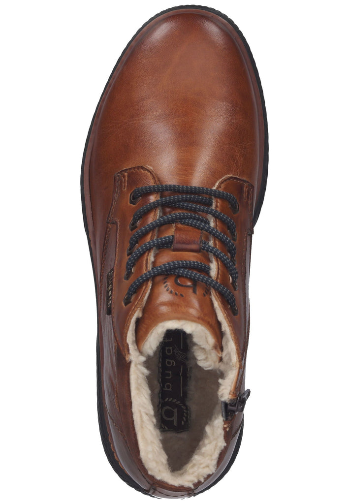 Stiefeletten Bugatti Stiefelette Nappaleder Cognac