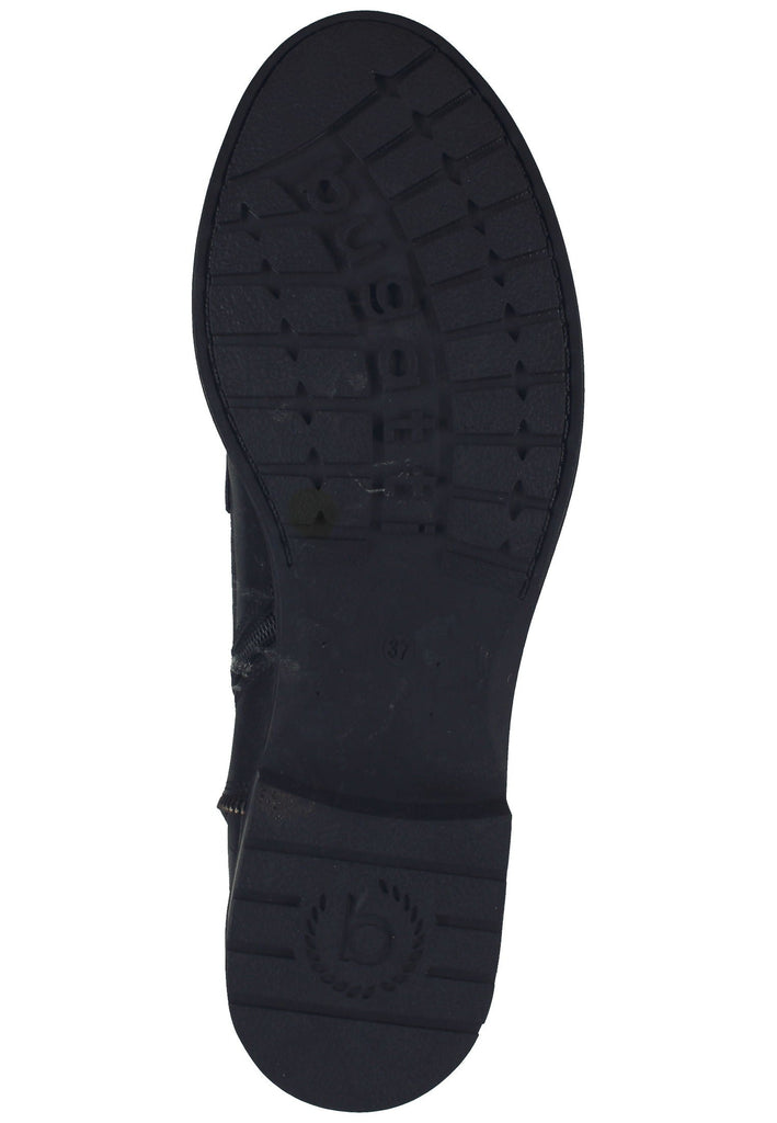 Stiefeletten Bugatti Stiefelette Nappaleder Croco Black