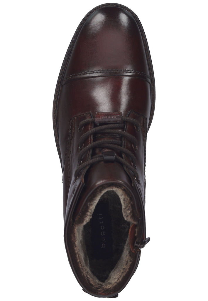 Stiefeletten Bugatti Stiefelette Nappaleder Dunkelbraun Warmfutter