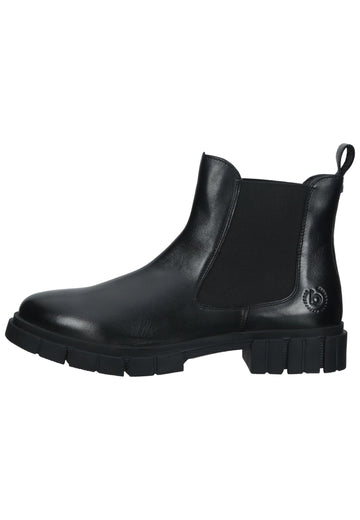 Stiefeletten Bugatti Stiefelette Nappaleder Schwarz