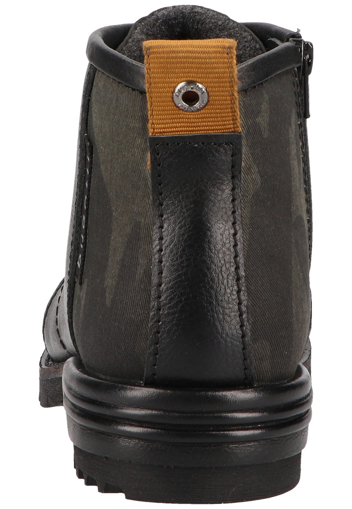 Stiefeletten Bugatti Stiefelette Nappaleder Schwarz