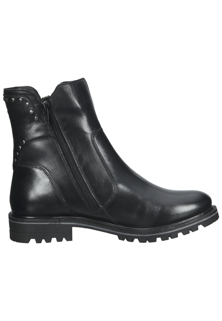 Stiefeletten Bugatti Stiefelette Nappaleder Schwarz Warmfutter