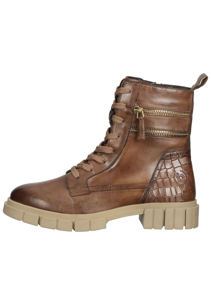 Stiefeletten Bugatti Stiefelette Nappaleder Taupe