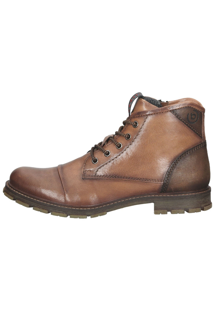 Stiefeletten Bugatti Stiefelette Nappaleder Taupe