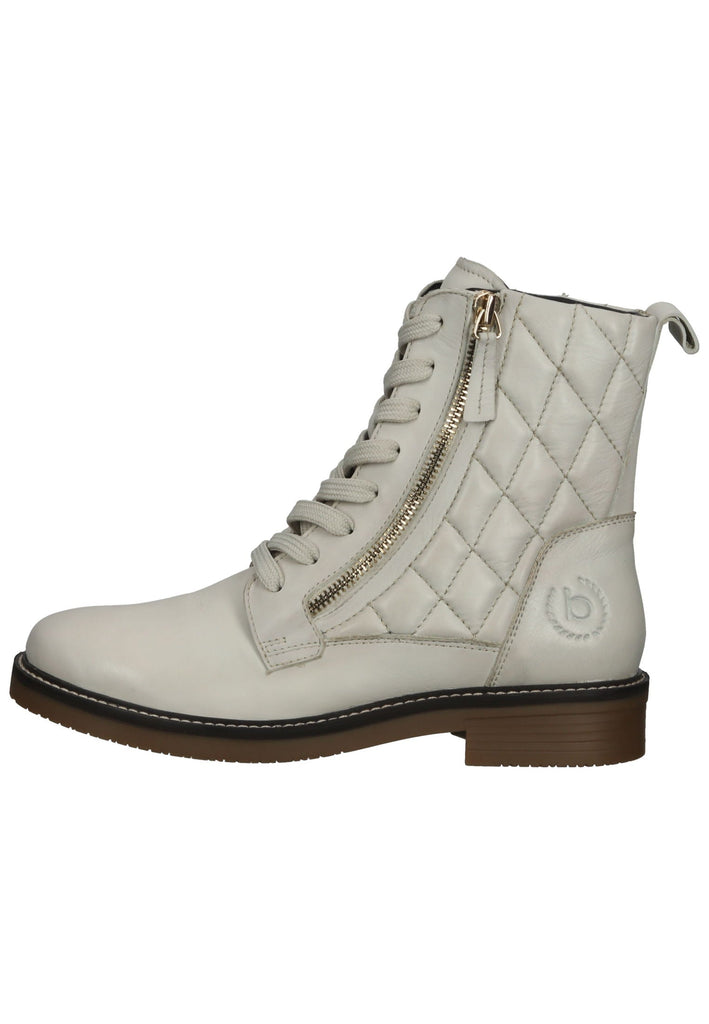 Stiefeletten Bugatti Stiefelette Nappaleder Weiß
