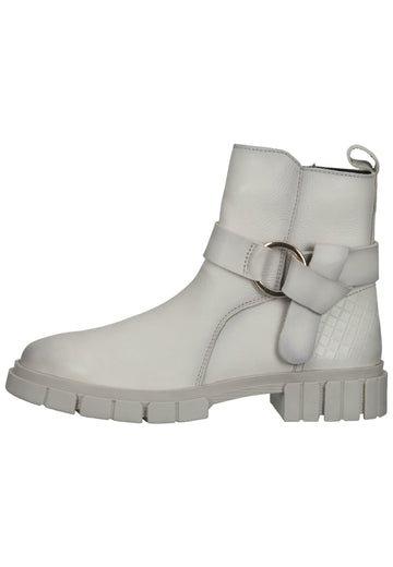 Stiefeletten Bugatti Stiefelette Nappaleder Weiß