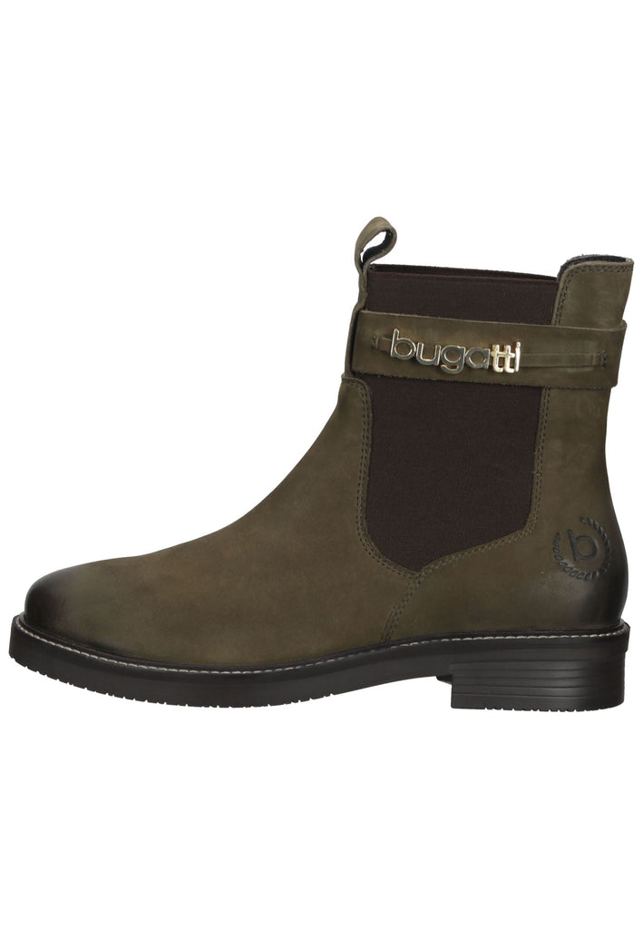 Stiefeletten Bugatti Stiefelette Nubukleder Green