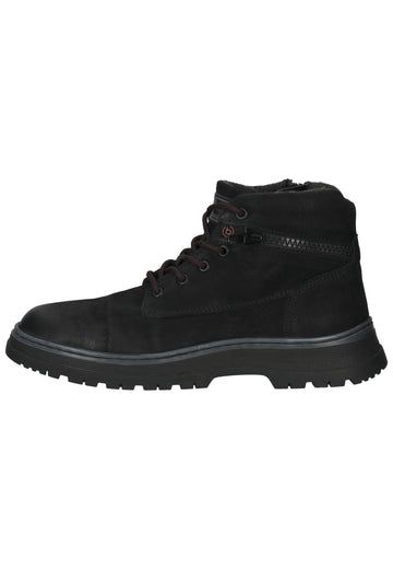 Stiefeletten Bugatti Stiefelette Nubukleder Schwarz