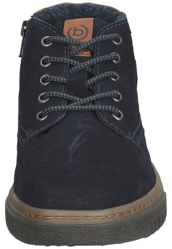 Stiefeletten Bugatti Stiefelette Veloursleder Dunkelblau