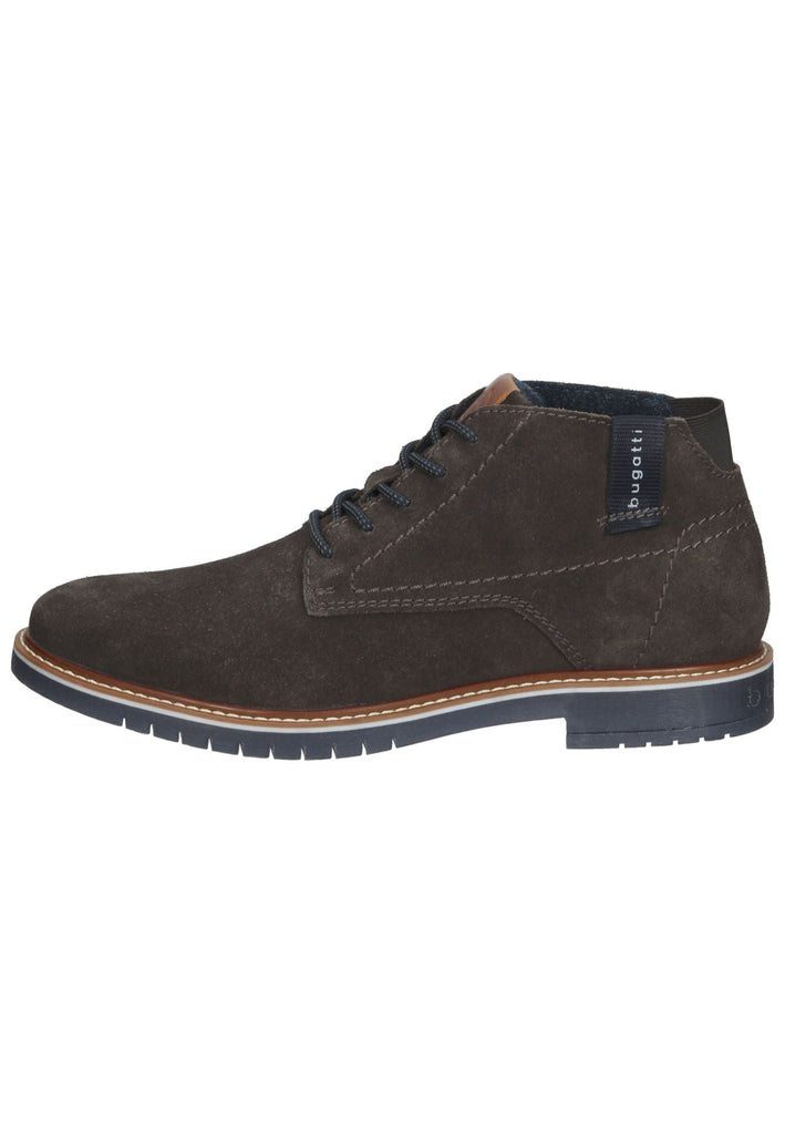 Stiefeletten Bugatti Stiefelette Veloursleder Dunkelgrau