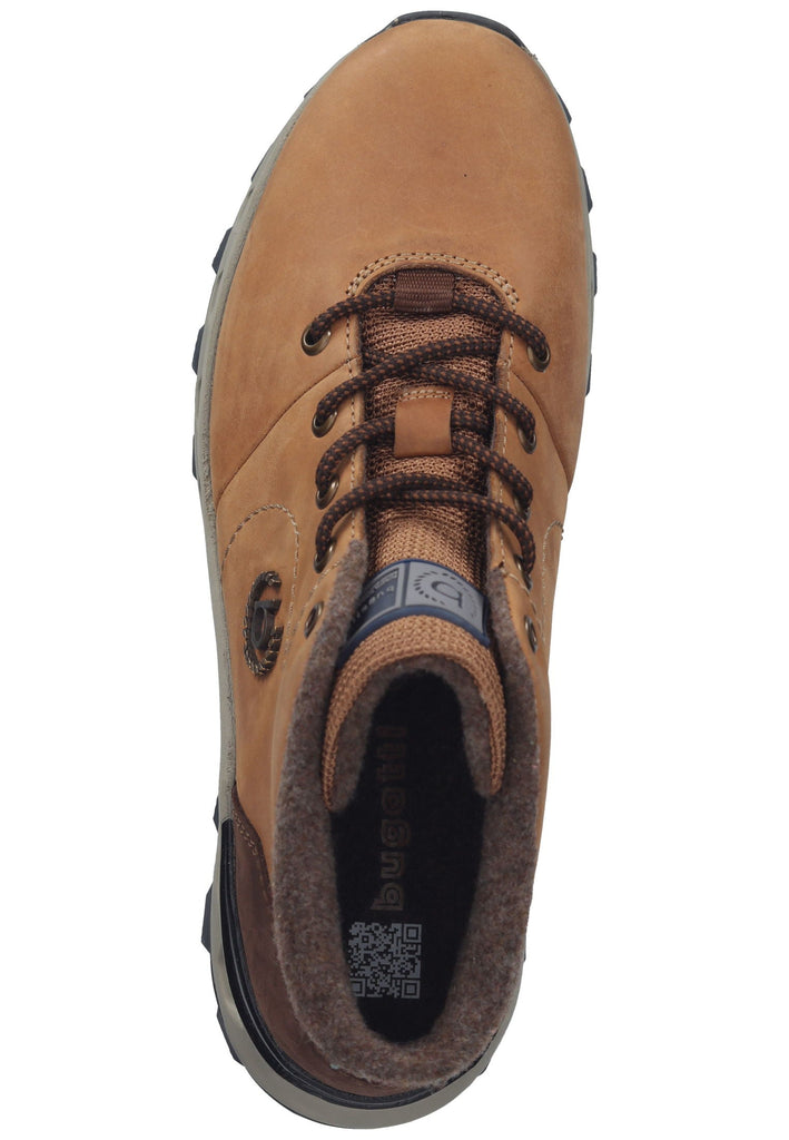 Bugatti Wanderschuhe Leder Cognac Warmfutter