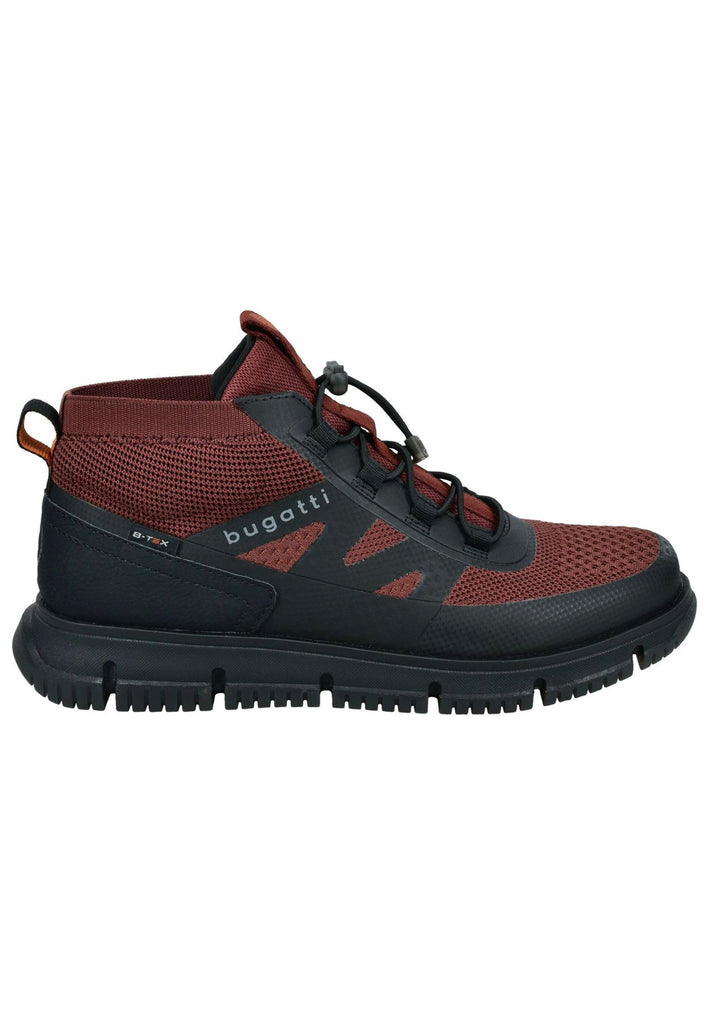 Bugatti Wanderschuhe Lederimitat/Textil Schwarz/Rot