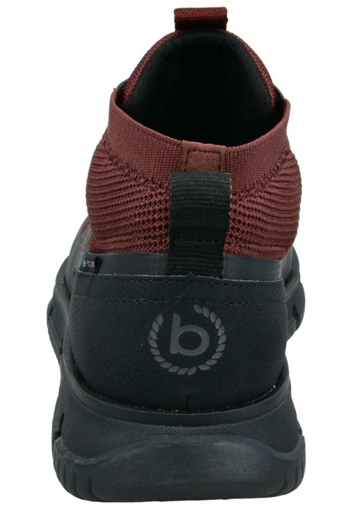Bugatti Wanderschuhe Lederimitat/Textil Schwarz/Rot