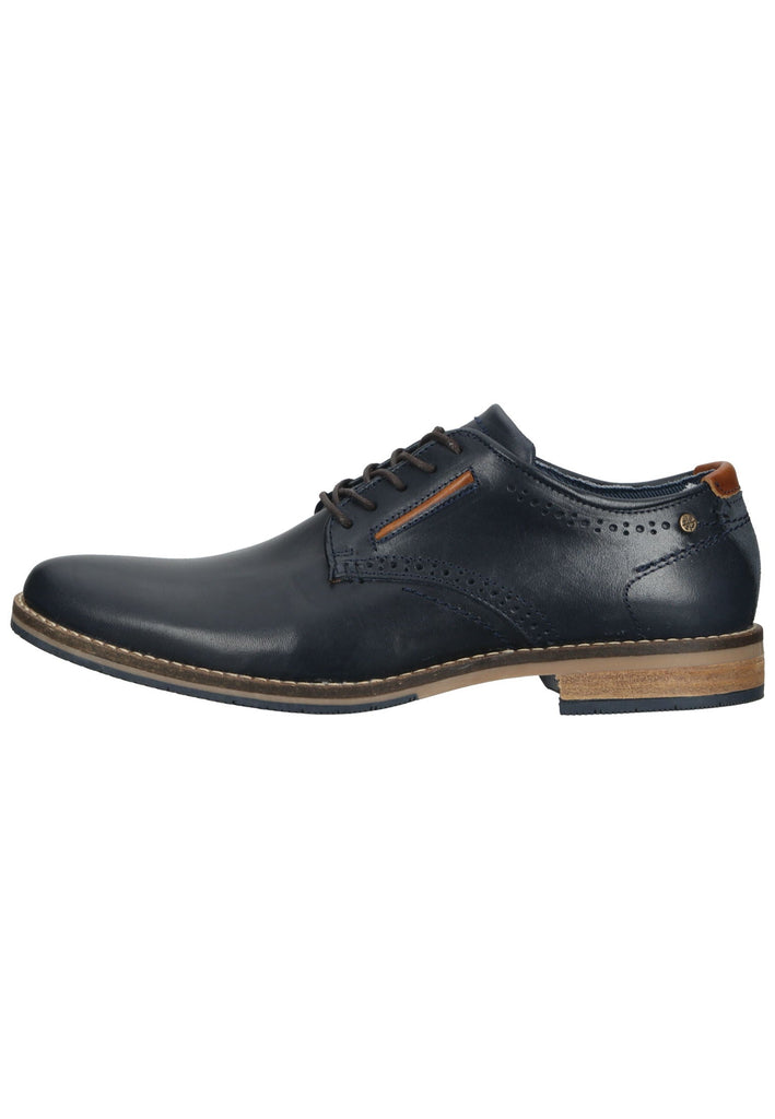 Bullboxer Businessschuhe Glattleder Blau