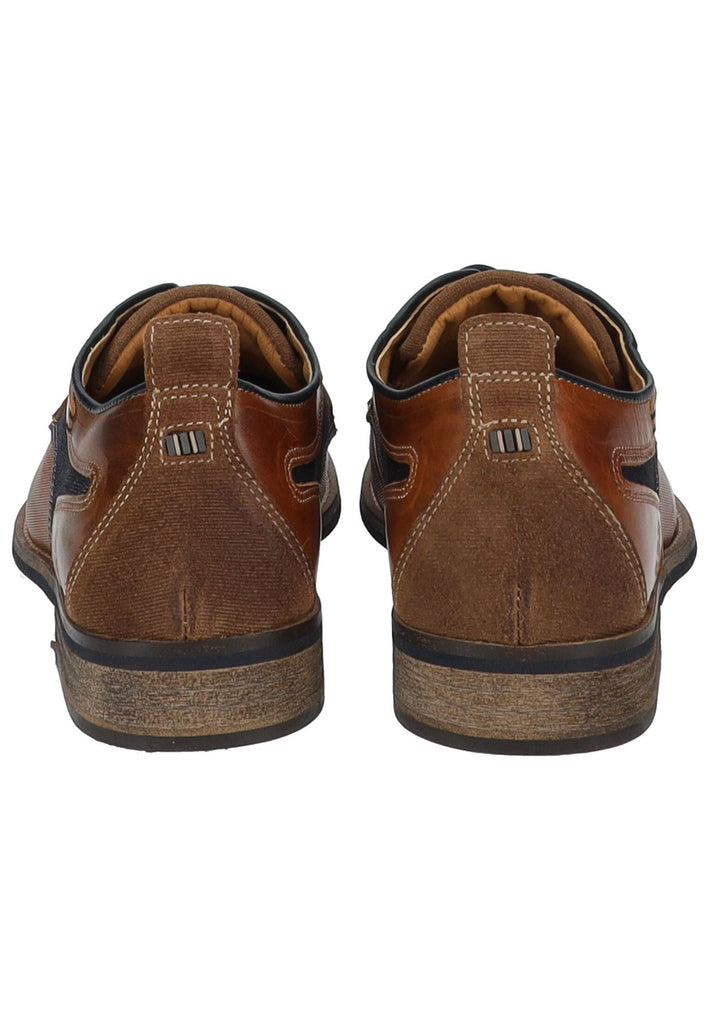 Bullboxer Businessschuhe Leder/Textil Cognac