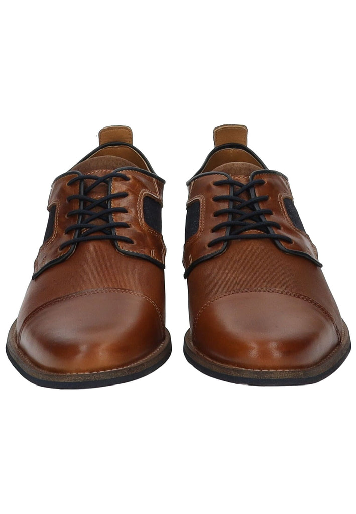 Bullboxer Businessschuhe Leder/Textil Cognac