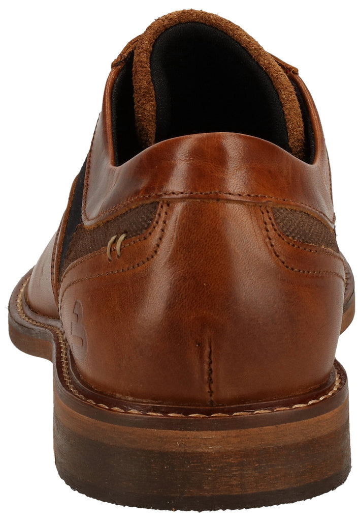 Bullboxer Businessschuhe Leder/Textil Cognac