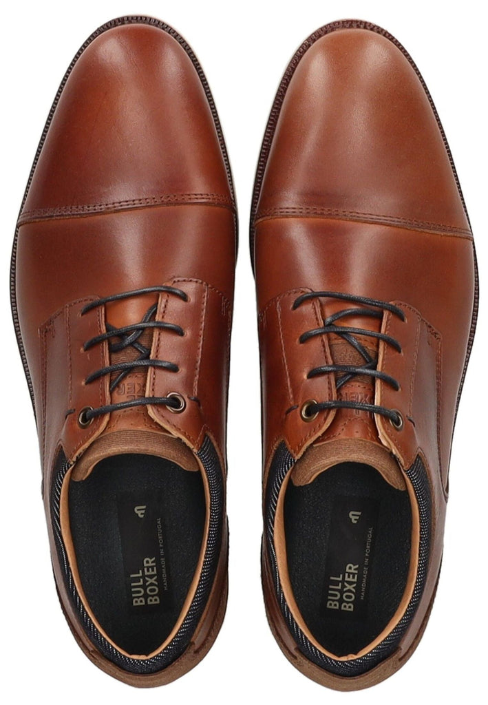 Bullboxer Halbschuhe Leder Cognac