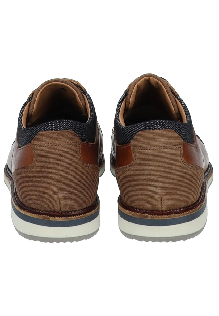 Bullboxer Halbschuhe Leder Cognac