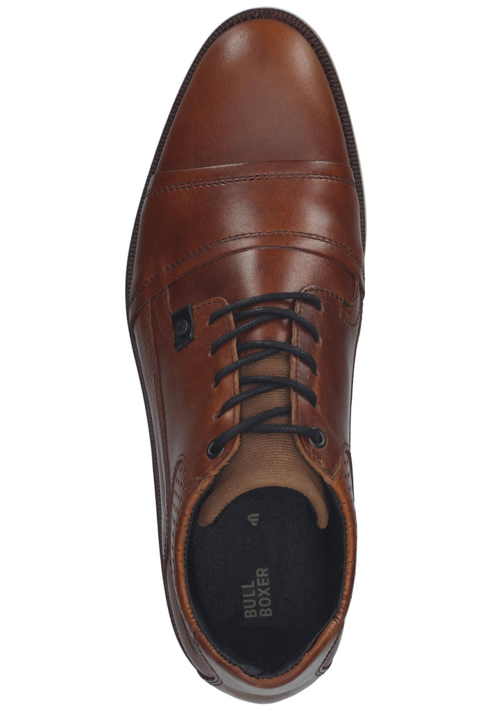Bullboxer Halbschuhe Leder Cognac