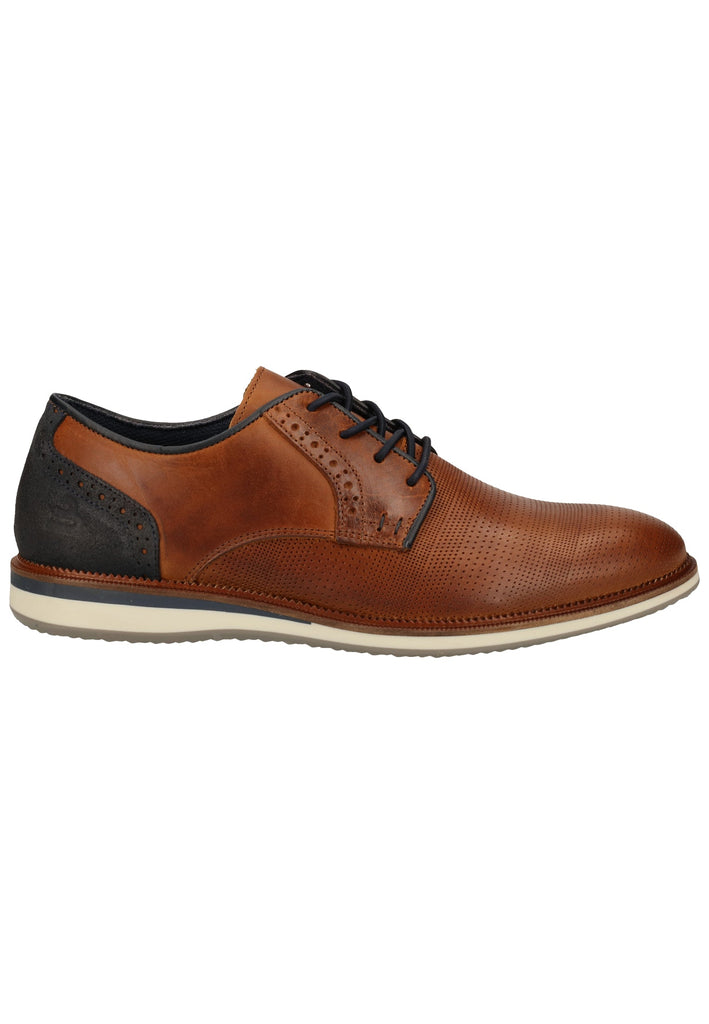Bullboxer Halbschuhe Leder Cognac