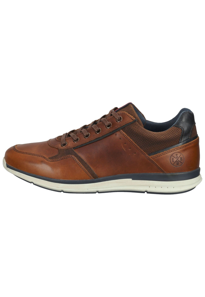 Bullboxer Halbschuhe Leder Cognac