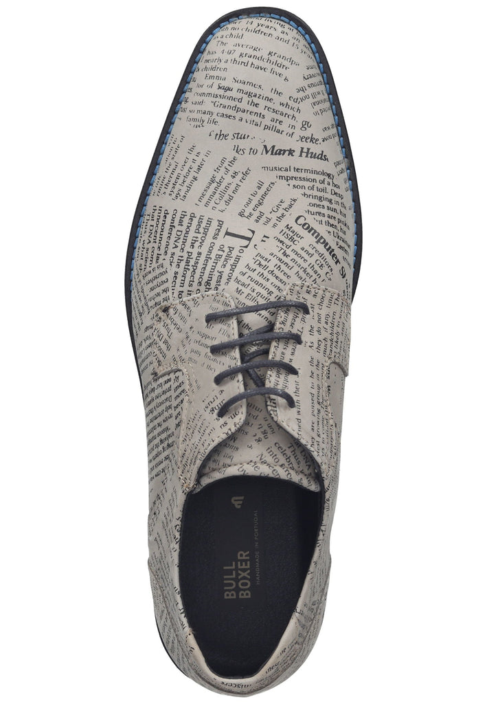 Bullboxer Halbschuhe Leder Grau