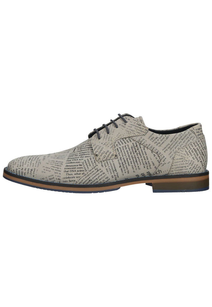 Bullboxer Halbschuhe Leder Grau