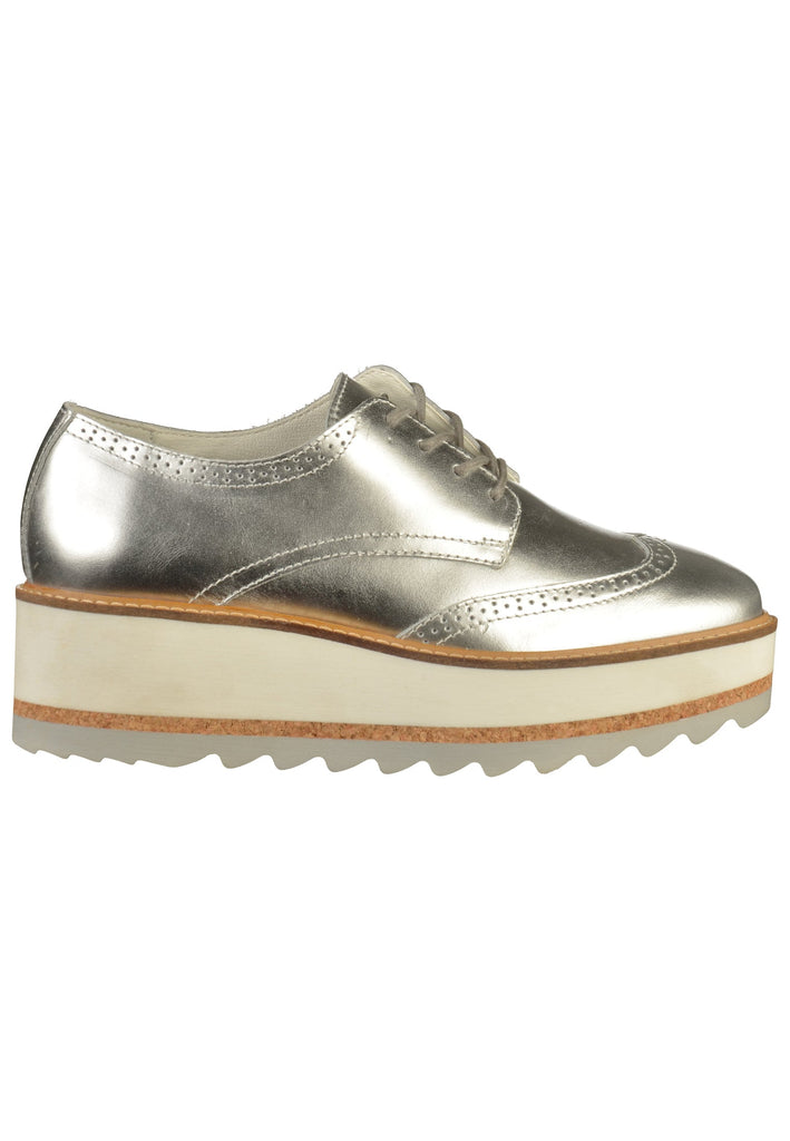 Bullboxer Halbschuhe Leder Silber