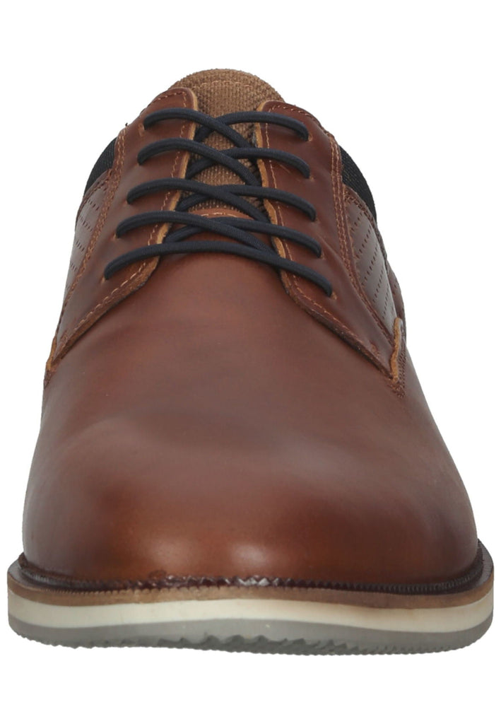 Bullboxer Halbschuhe Leder/Textil Cognac