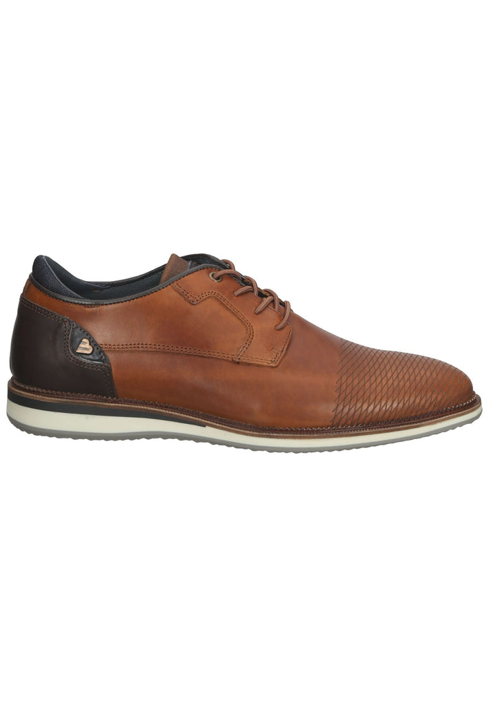 Bullboxer Halbschuhe Leder/Textil Cognac