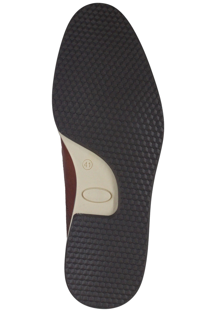 Bullboxer Halbschuhe Leder/Textil Cognac