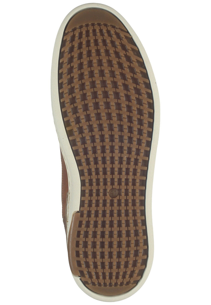 Bullboxer Halbschuhe Leder/Textil Cognac Warmfutter