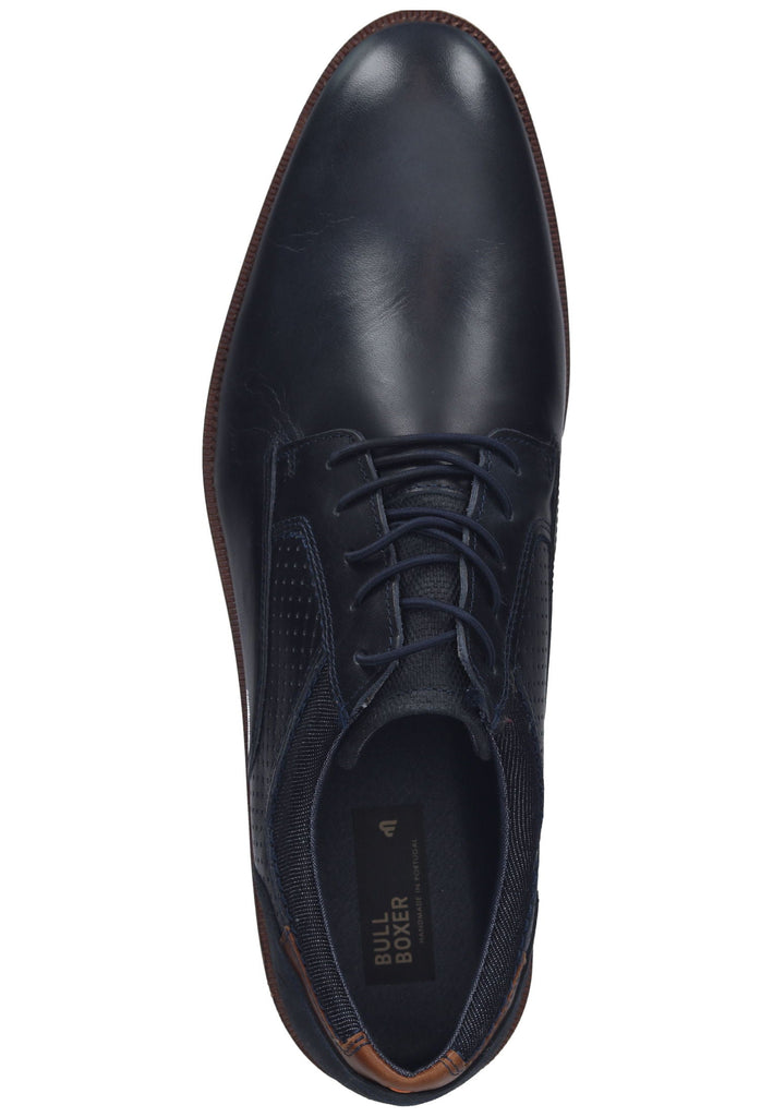 Bullboxer Halbschuhe Leder/Textil Dunkelblau