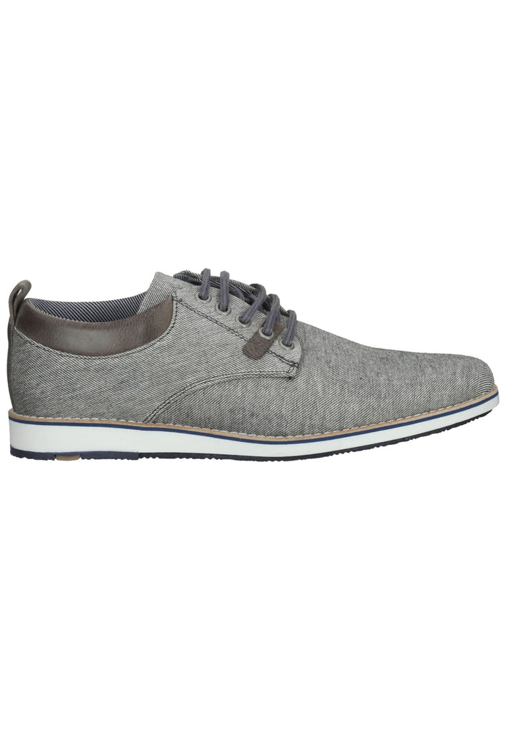 Bullboxer Halbschuhe Leder/Textil Grau