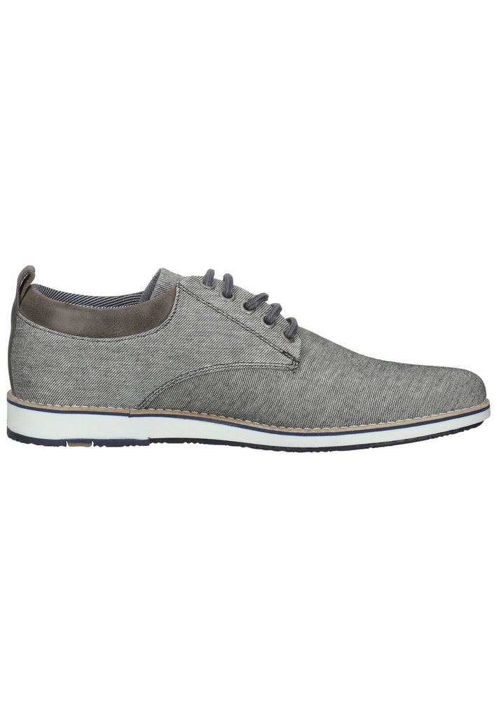 Bullboxer Halbschuhe Leder/Textil Grau
