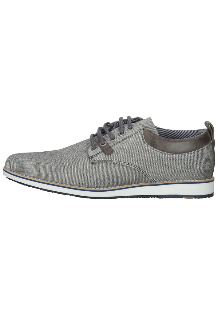 Bullboxer Halbschuhe Leder/Textil Grau
