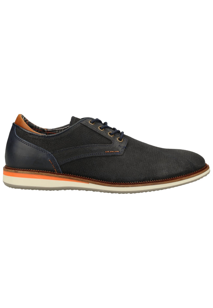 Bullboxer Halbschuhe Leder/Textil Navy