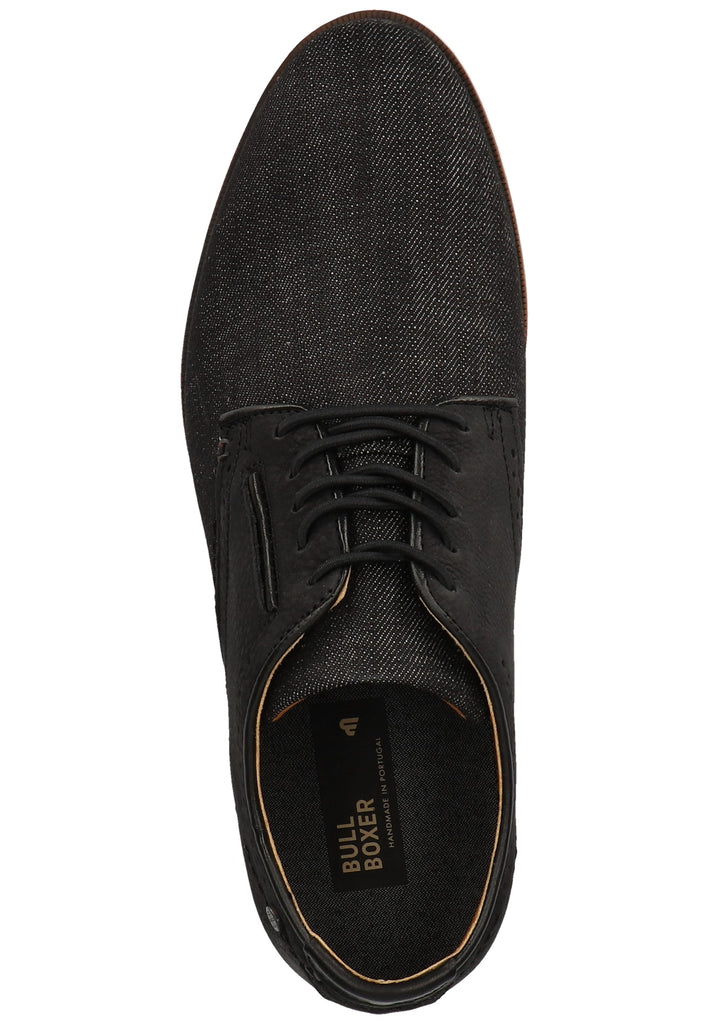 Bullboxer Halbschuhe Leder/Textil Schwarz