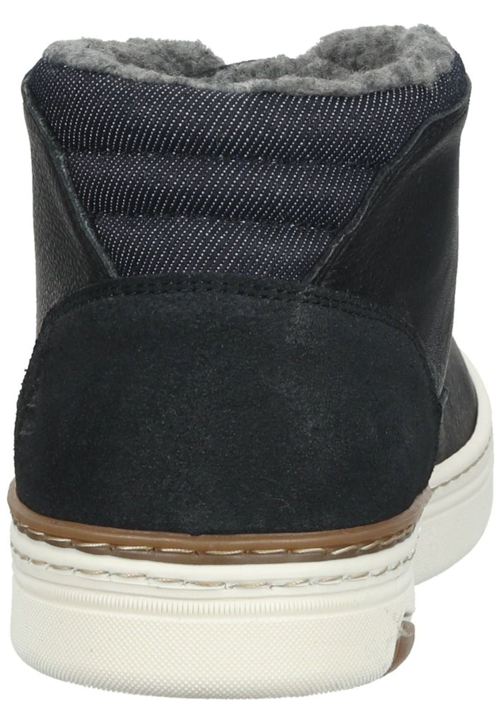 Bullboxer Halbschuhe Leder/Textil Schwarz Warmfutter